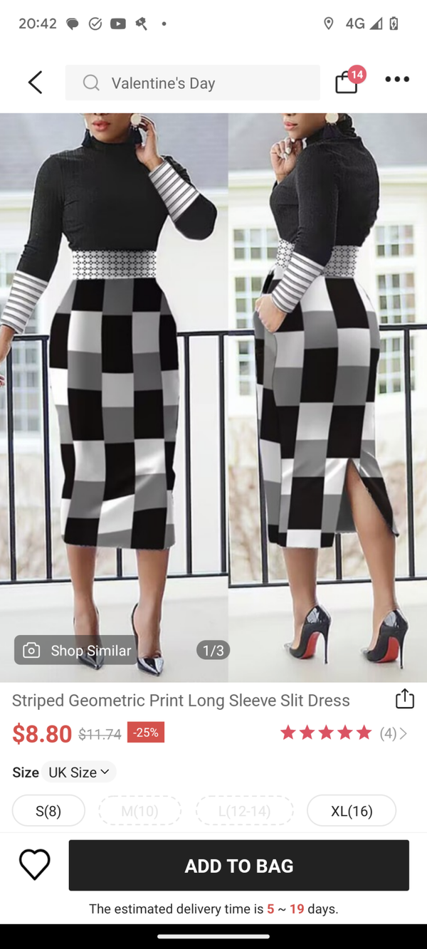 Black And White Dressd