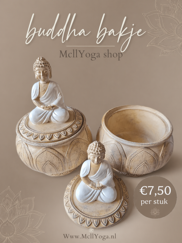 Buddha houten bakje