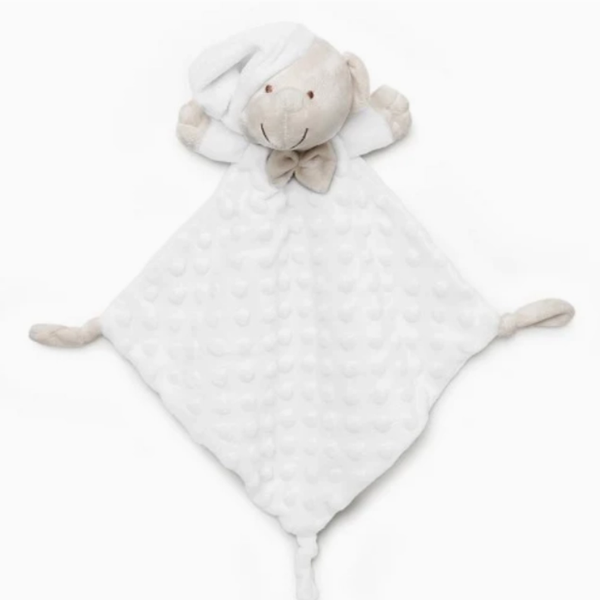 Doudou couverture d'attachement ours
