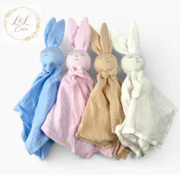 Doudou en gaz de coton