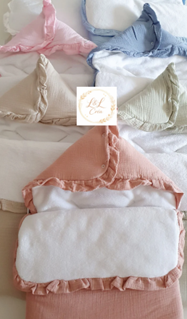 Nid d'ange gaze de coton avec passage ceinture