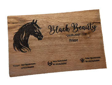 Artikelauswahl: Eichenholzschilder