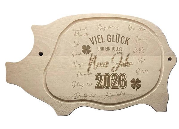 Brotzeitbrett - "Schweinchen"