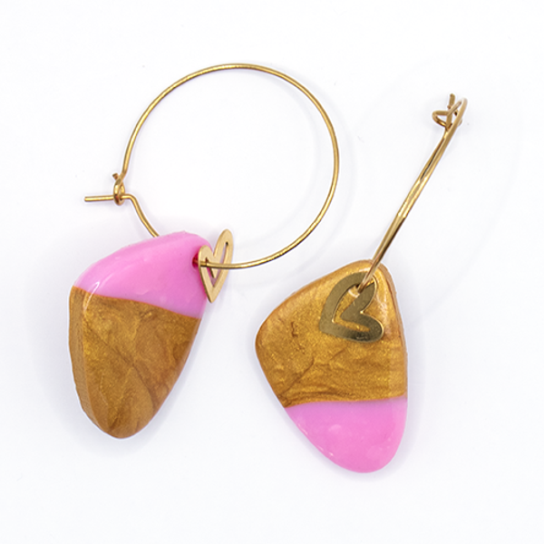 Oorbel Love gold