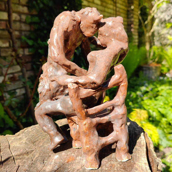 Nymph and Satyr (after Carracci)