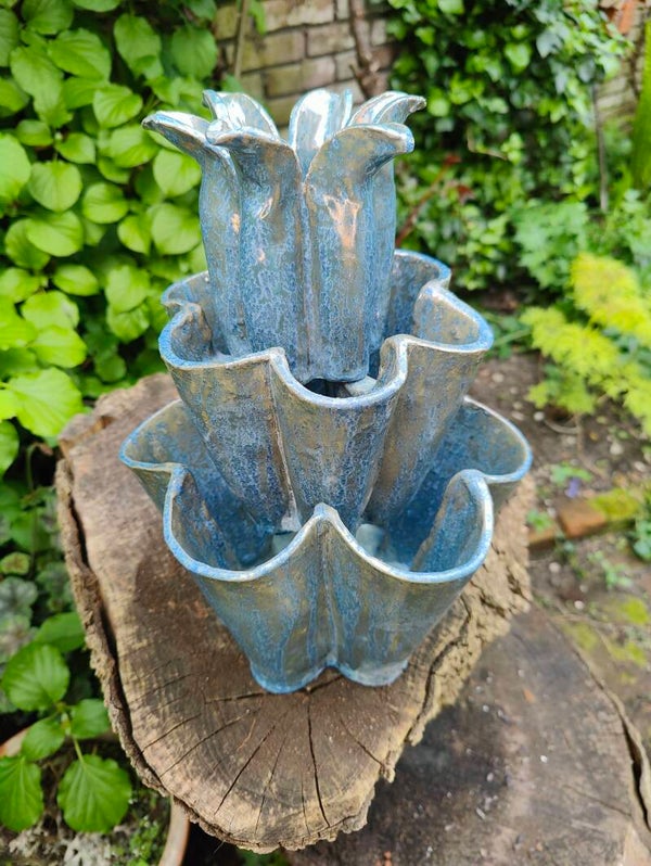 Stacked Waves Vase