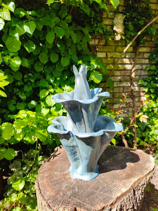 Stacked Flower Bud Vase II