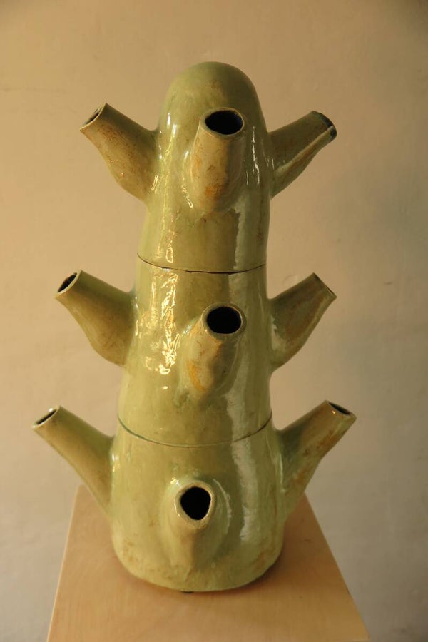 Robust Celadon Tulip Vase 2