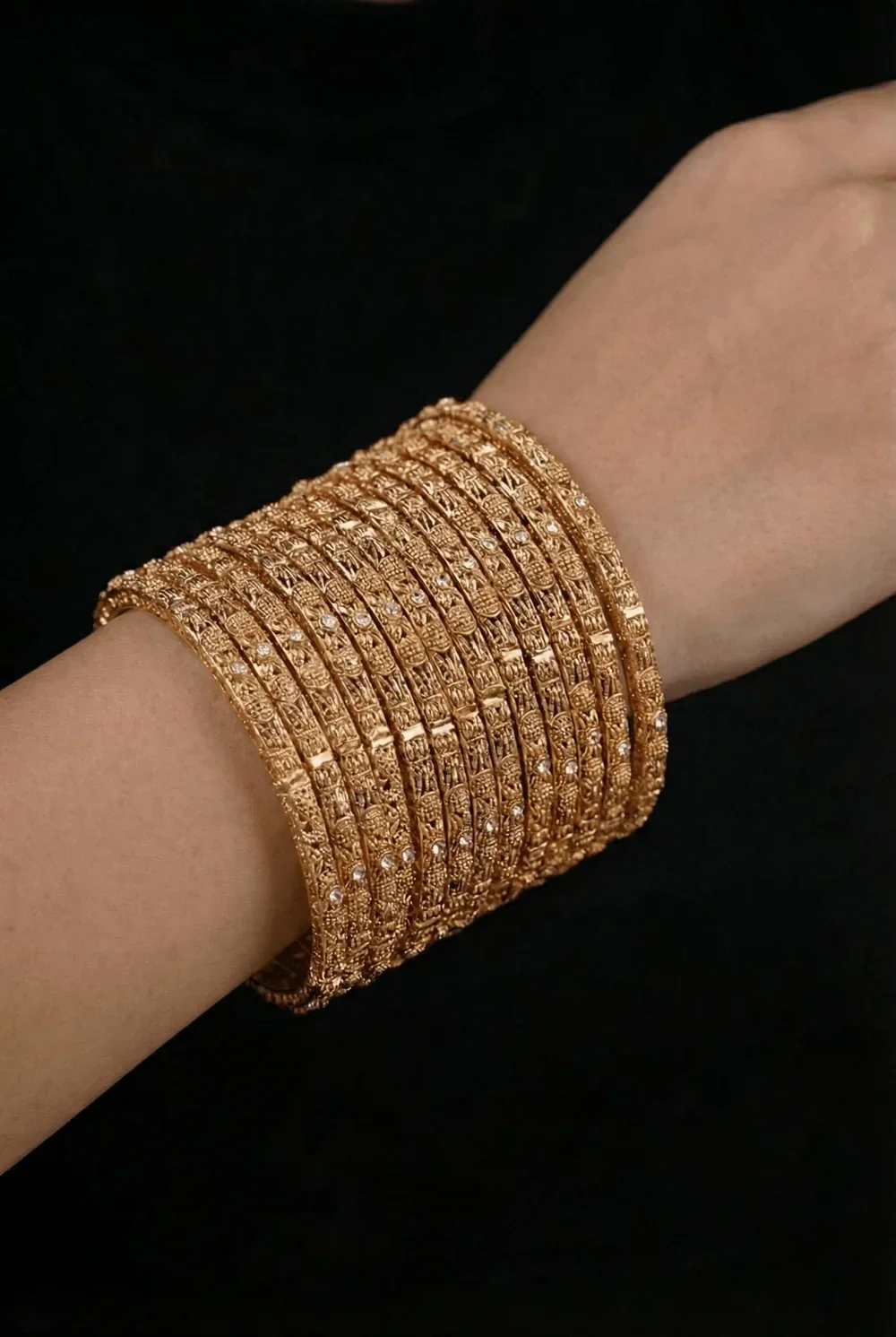 Maheroo | Elegant Antique Polish Bangles