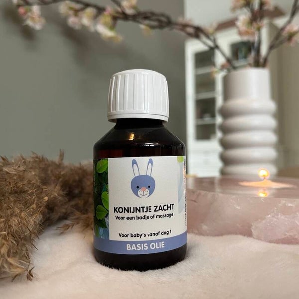 Konijntjezacht massage olie