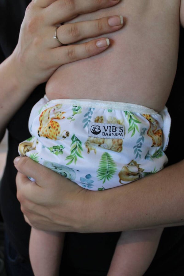 Wasbare zwemluier jungel