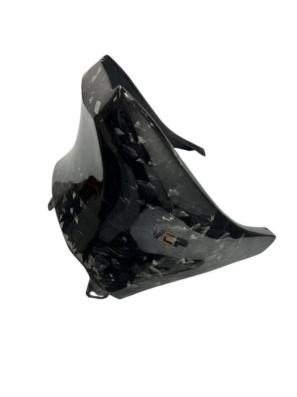 Forged Carbon bougie / motor kap bovenste Piaggio Zip