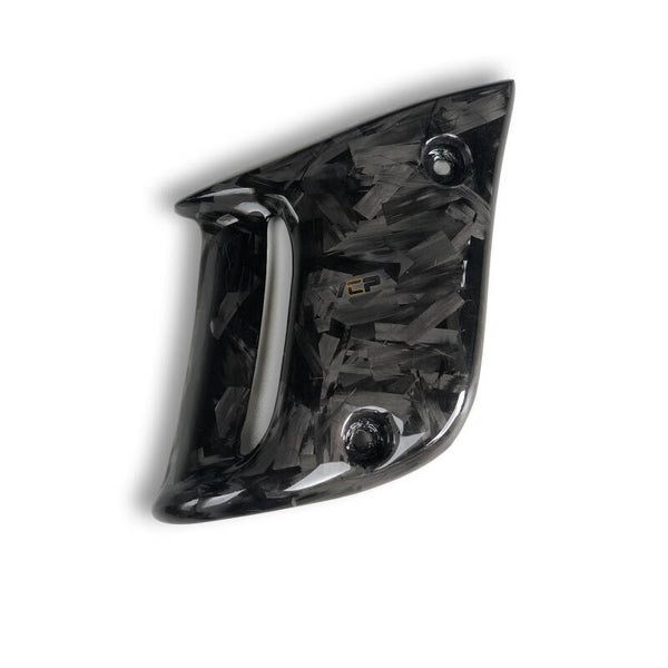 Forged Carbon Schokbreker / voorvork kapje Piaggio Zip SP