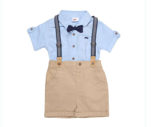 Little Gent Short, Shirt & Braces Set