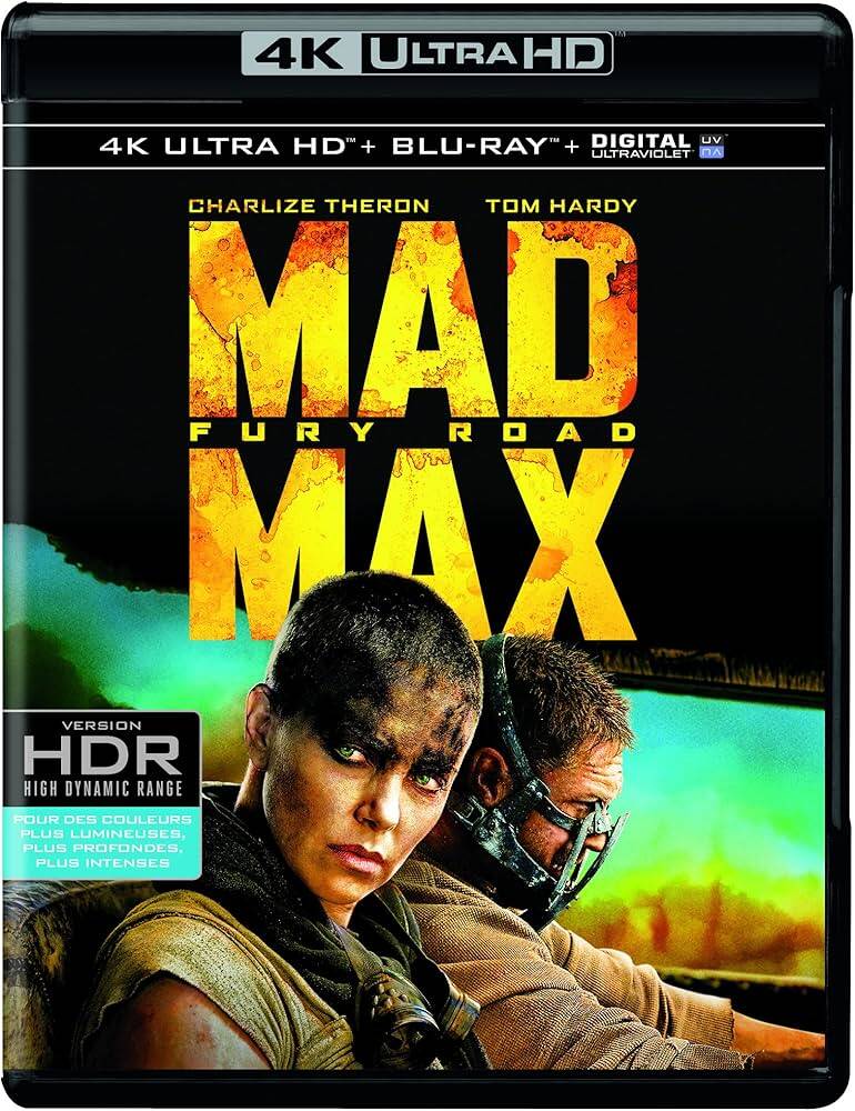 Blu-ray mad Max fury road