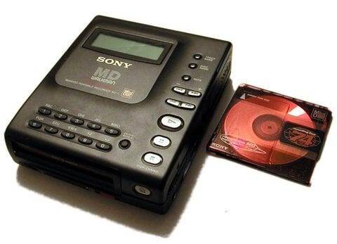 Le Minidisc introduit en 1992 par Sony