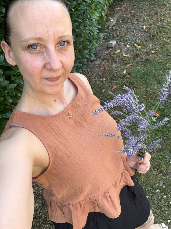 Bauchfreie Bluse