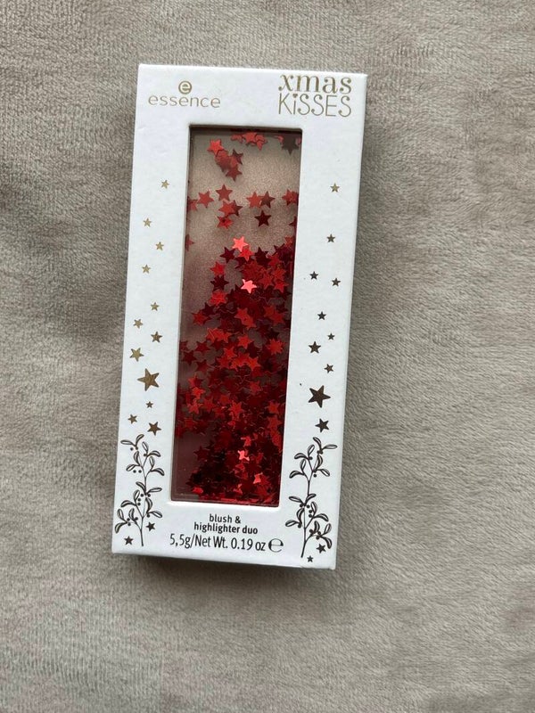 essence xmas kisses blush en highlighter duo