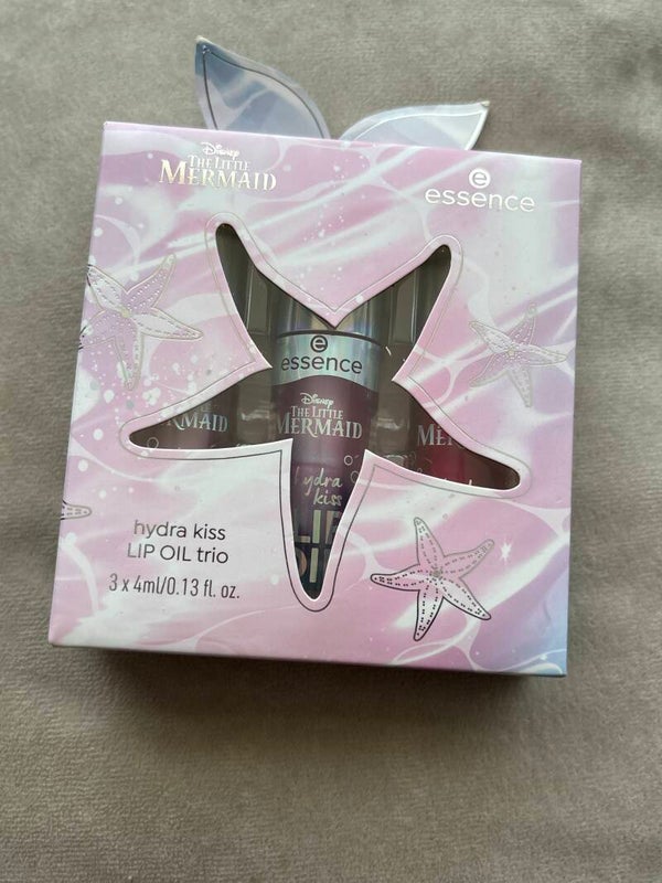 essence the little mermaid hydra kiss lip oil trio
