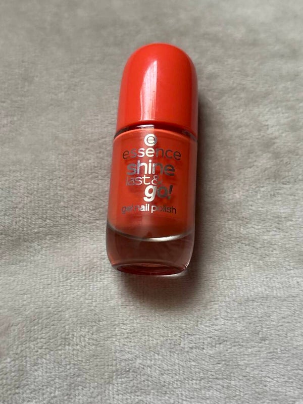 essence shine last en go gel nail polish orange skies