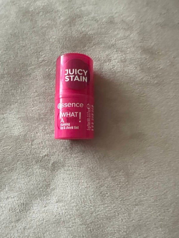 essence juicy stain what a tint staining lip en cheek tint raspberry vibes
