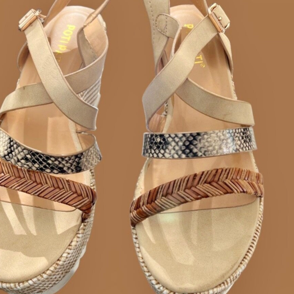 POTIPATI Sandales compensées