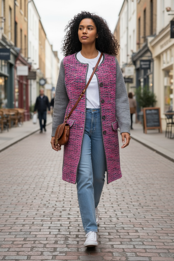 Original manteau jaquette longue