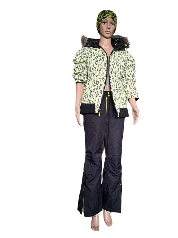 PULP ensemble veste pantalon bonnet de ski veste réversible