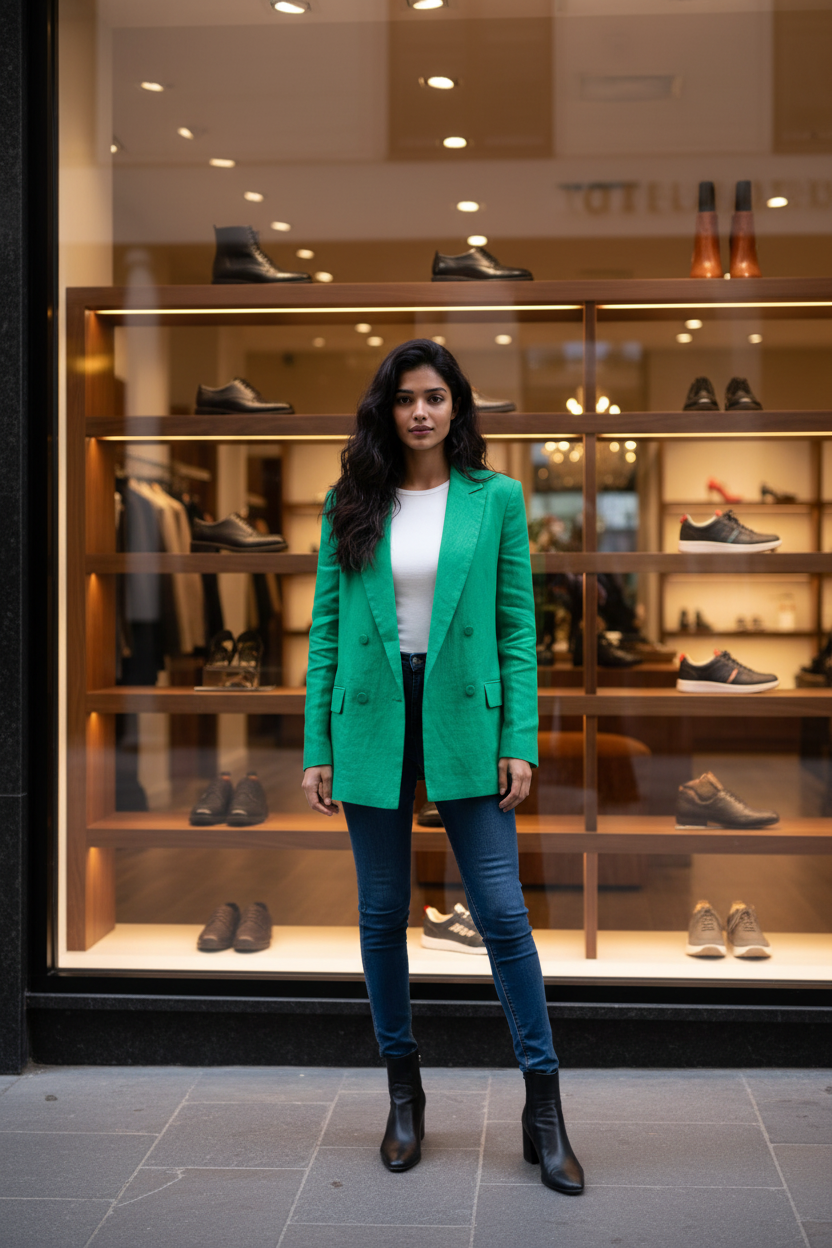 Blazer vert Grace & Mila neuf