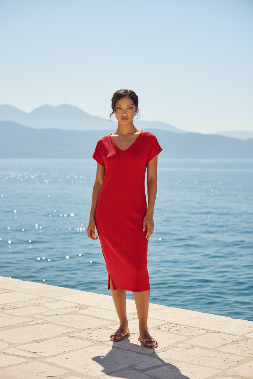 Street One Robe Rouge