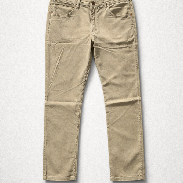 Pantalon Wrangler Homme Greenstone Beige taille 52
