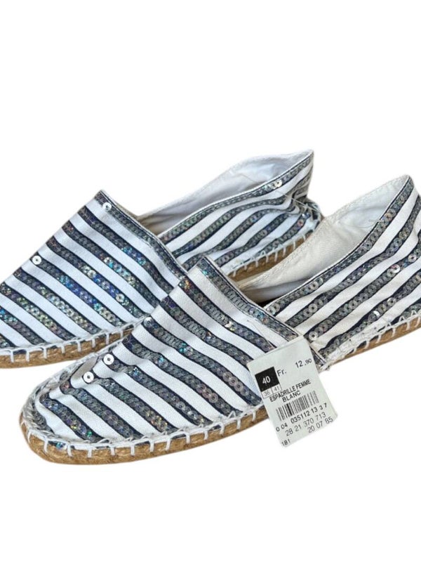 Espadrilles femme blanc
