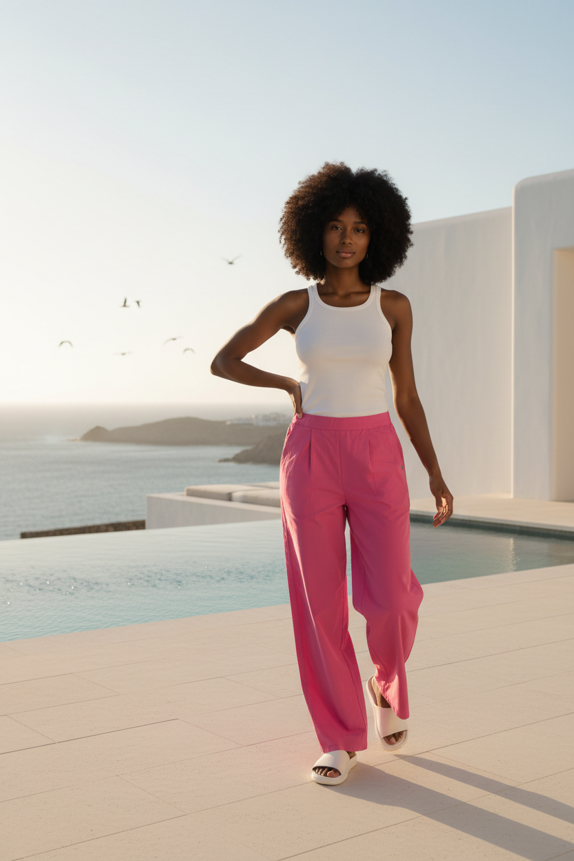 Pantalon Doralie LPB Rose