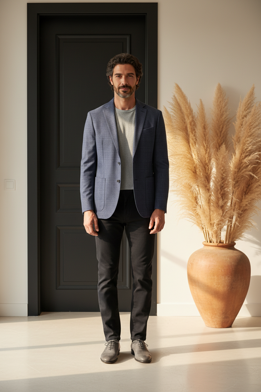 Blazer S.Oliver à carreaux, taille 48