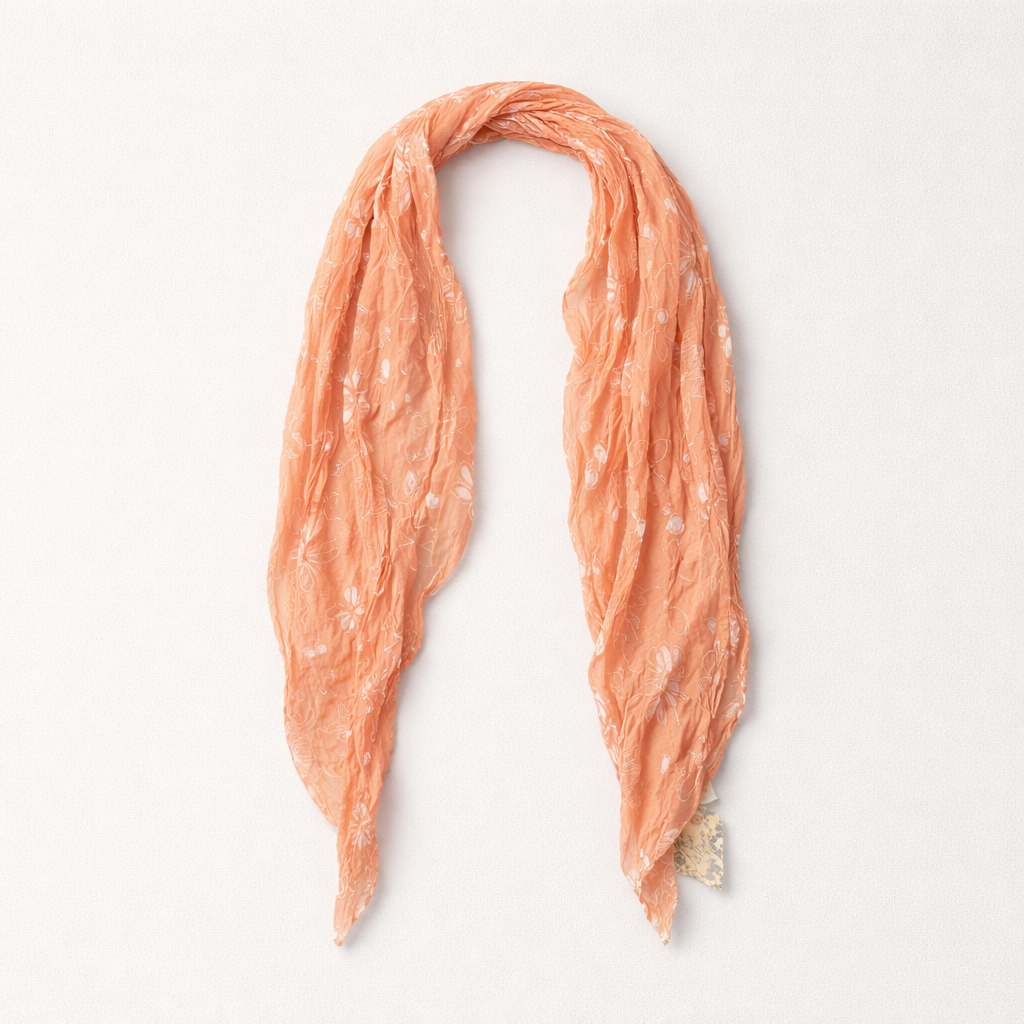 Foulard légère Driver Jeans abricot