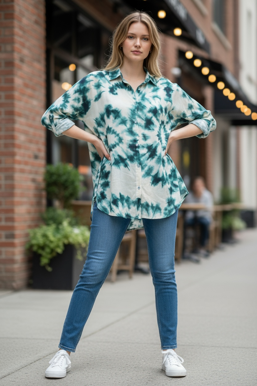 Grace & Mila chemisier mosaïque