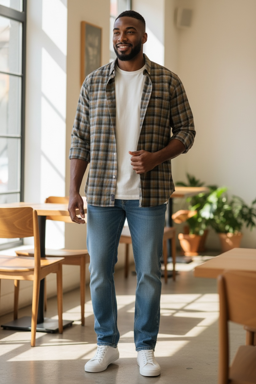 Chemise homme Pepe Jeans, taille XXL kaki