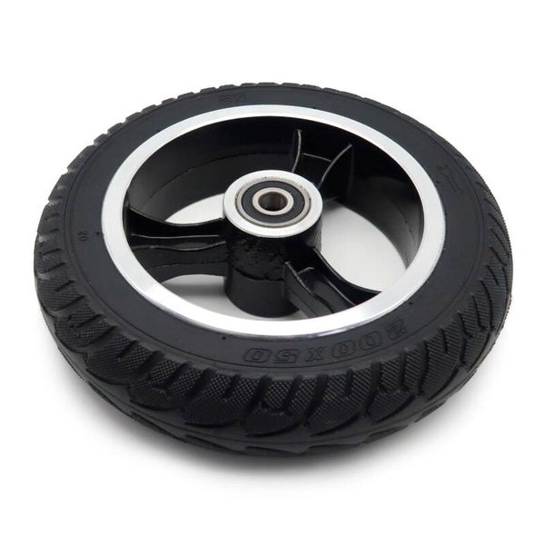 Trike6V2/V3 - Vorderreifen, Felge mit Vollgummireifen