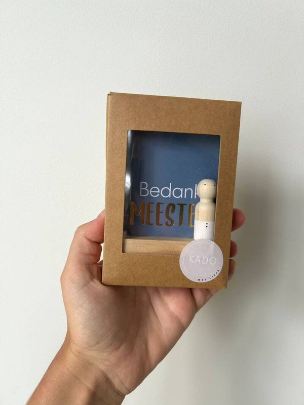 Presentje voor de meester