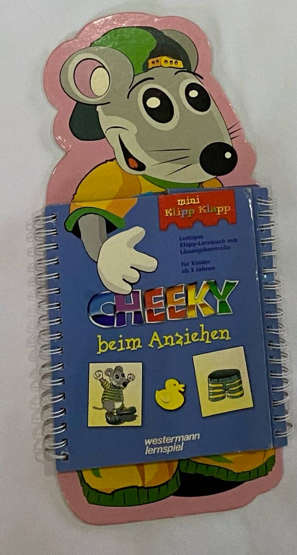 Buch Cheeky beim Anziehen mini Klipp Klapp
