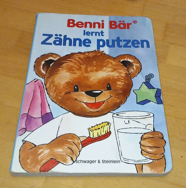 Buch Benni Bär lernt Zähne putzen