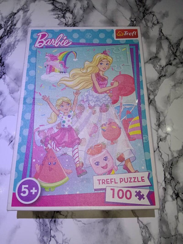 Spiel Barbie Puzzel 100 teile komplett!