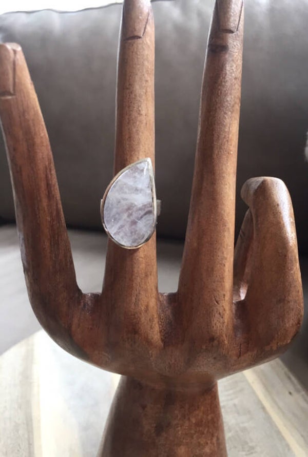 Maansteen - maat 16 1/2