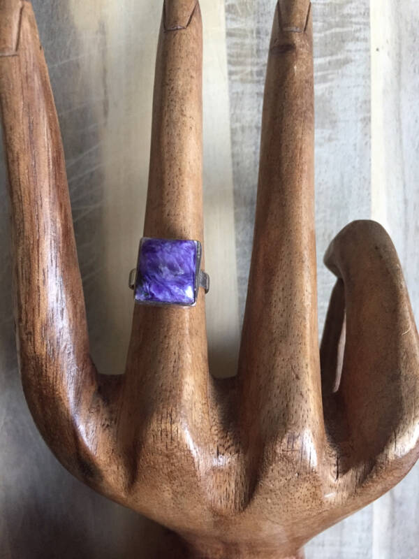 Chaoriet vierkant - maat 17 1/2