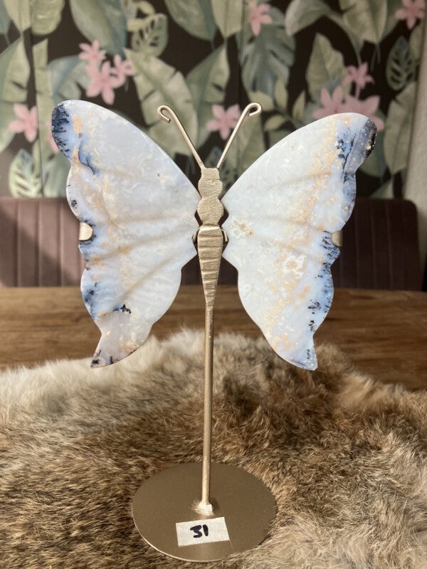 Agaat dendriet vlinder nr 31