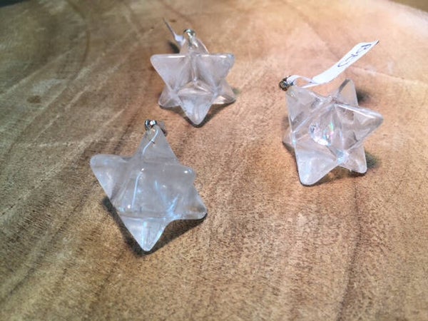 Bergkristal Merkabah hanger
