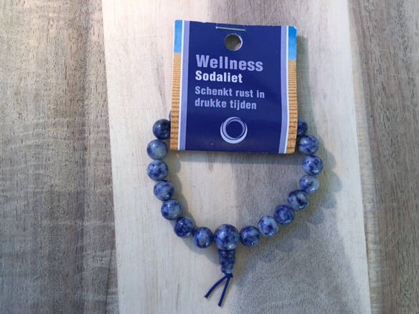 Armband Sodaliet met kaartje