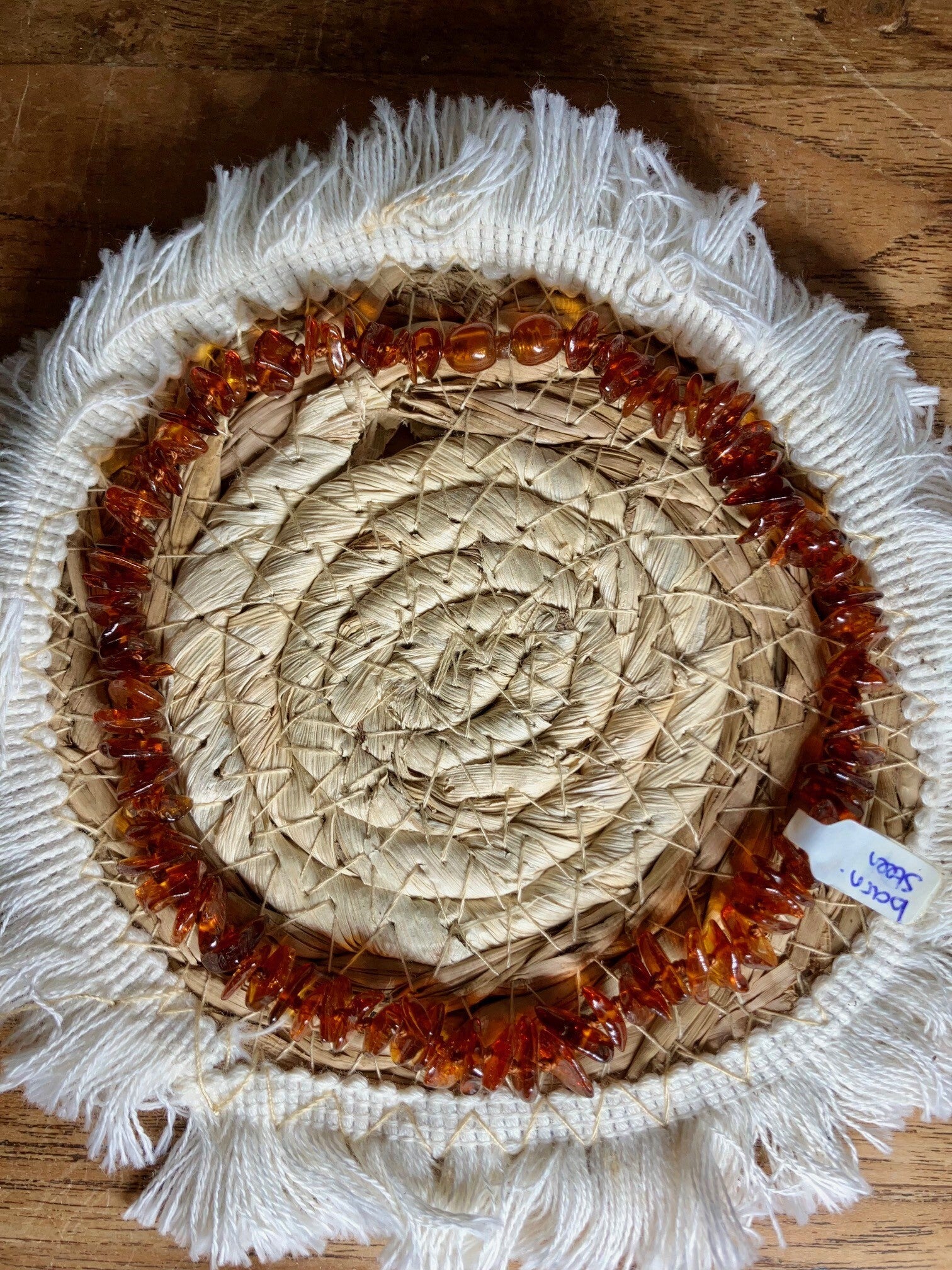 Barnsteen ketting - biedt ondersteuning bij het doorkomen van tandjes