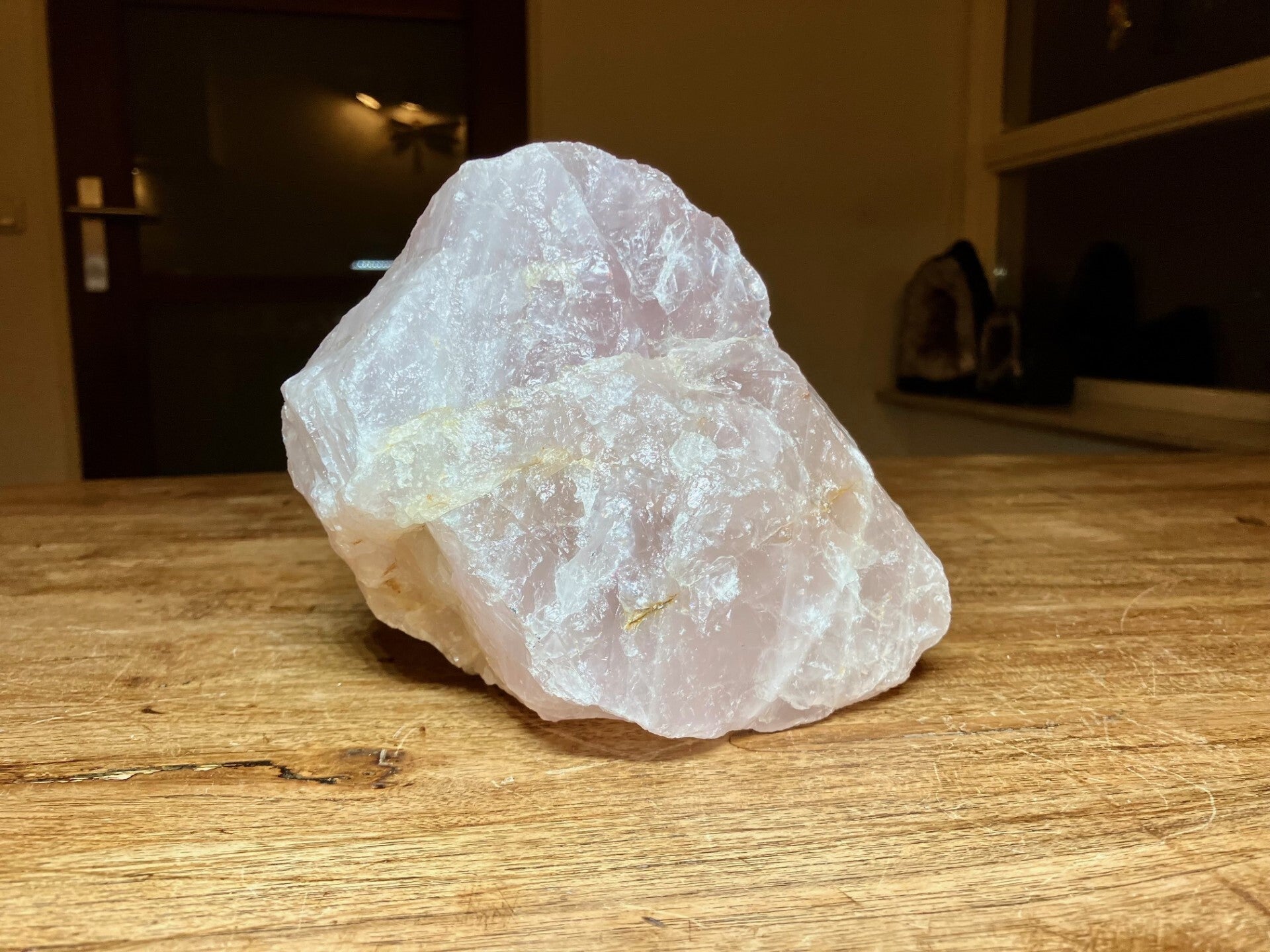 Roze kwarts ruw - 2,6 kilo