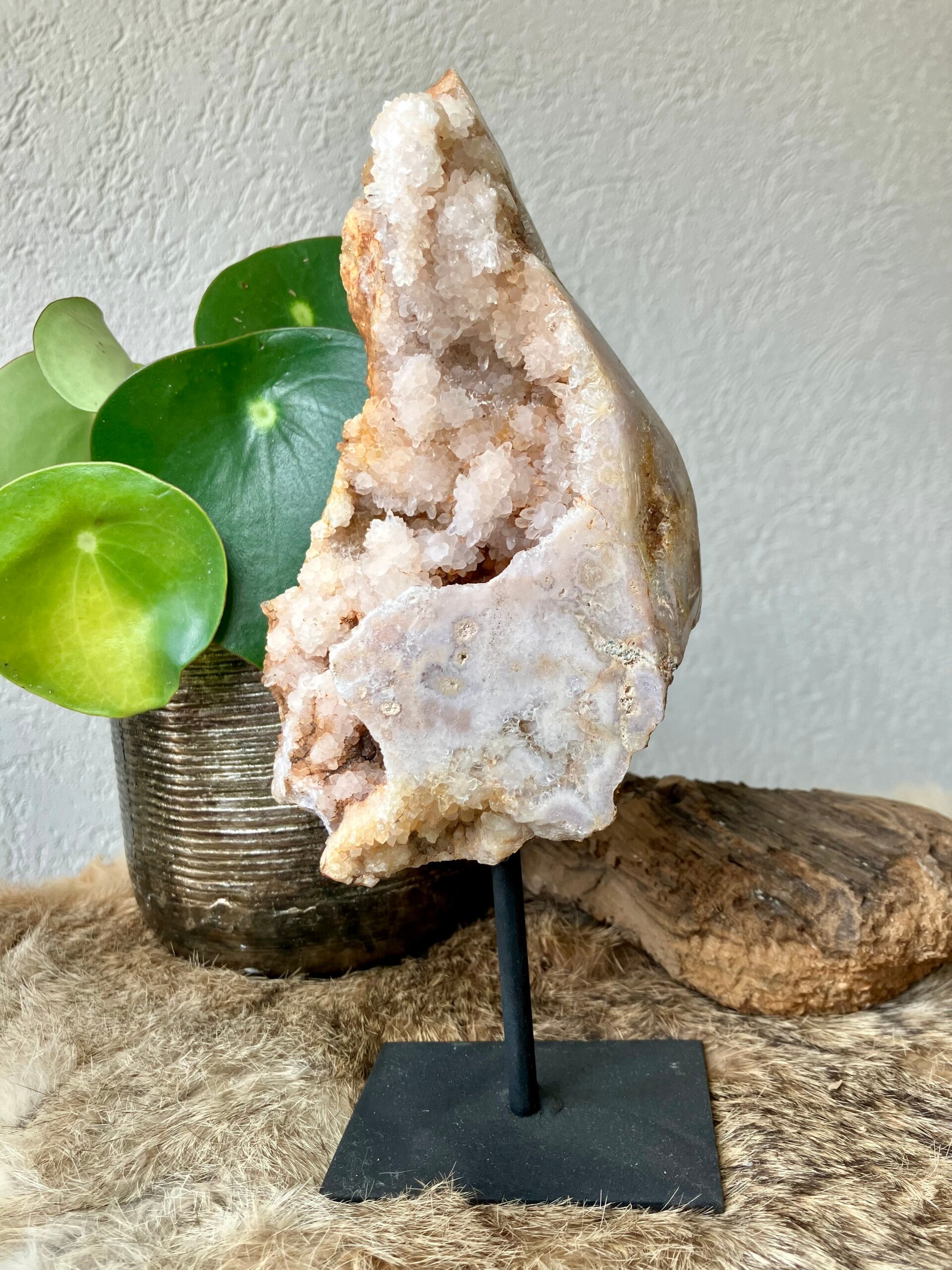 Roze amethist op standaard nr 3